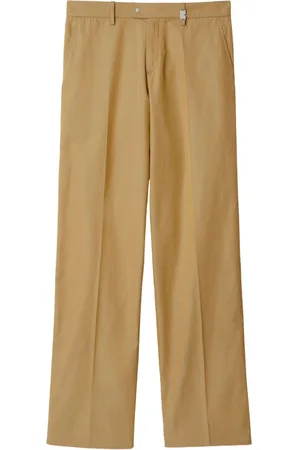 Burberry Straight-leg cotton trousers