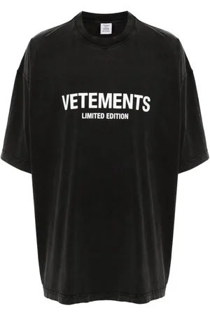 Vetements Logo-print cotton T-shirt
