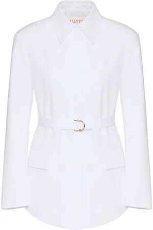 VALENTINO GARAVANI Long-sleeve cotton shirtdress