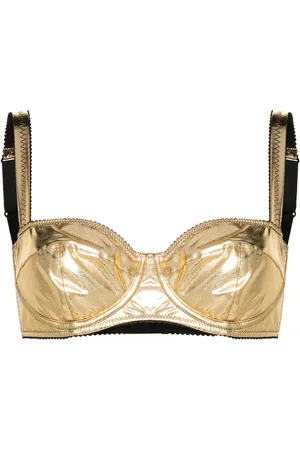 Dolce & Gabbana Balconette metallic bra