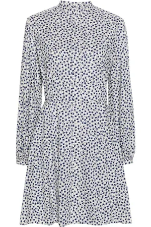 Ralph Lauren Floral-print cotton shirt minidress