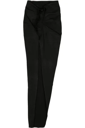 Rick Owens EDFU asymmetric denim skirt