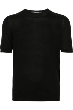 TAGLIATORE Short-sleeves fine-knit jumper