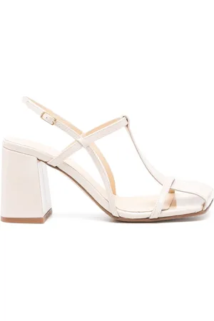 Souliers Martinez Frisia 75mm leather sandals
