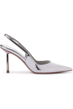 LE SILLA Bella 80mm metallic slingback pumps