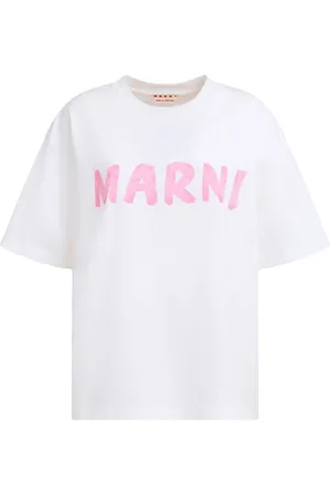 Marni Logo-print cotton T-shirt