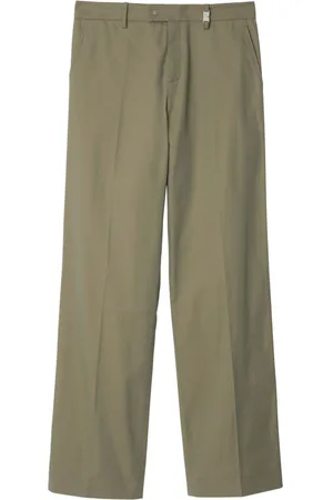 Burberry Straight-leg cotton trousers