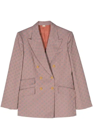 Gucci GG jacquard double-breasted blazer