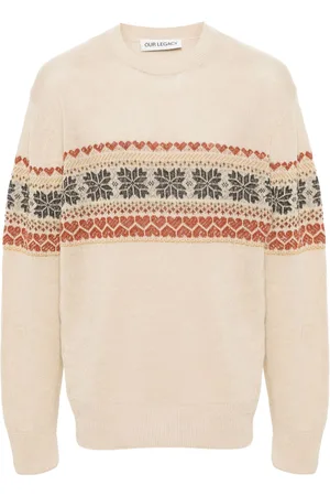 OUR LEGACY Snow Fairisle-motif jumper