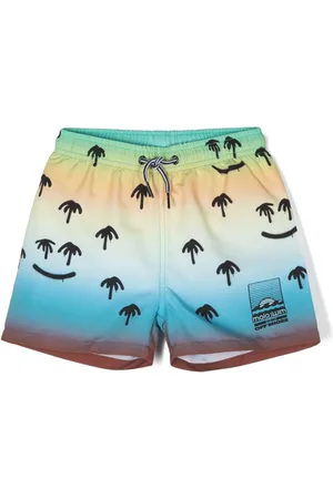 Molo Niko graphic-print swim shorts