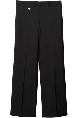Burberry Straight-leg wool-blend trousers