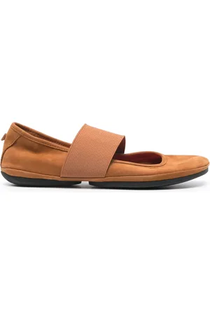 Camper Right Nina suede ballerina shoes