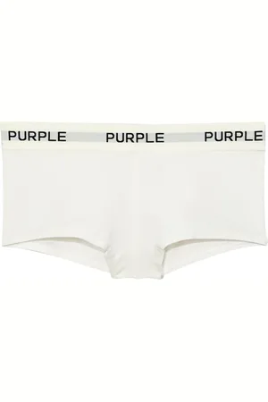 Purple Brand Logo-waistband boxers