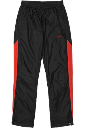 Purple Brand Panelled straight-leg trousers