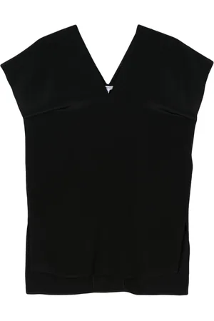Aspesi V-neck crepe silk blouse