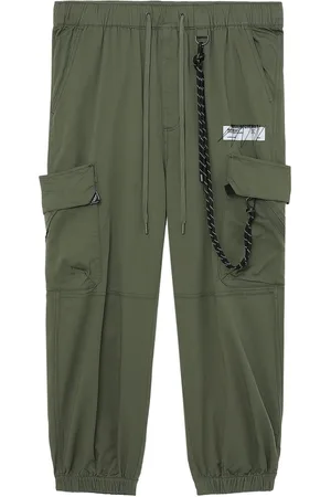 Musium Div. Elasticated-waist cargo trousers