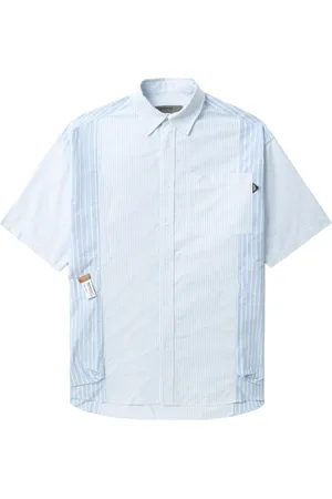 Musium Div. Striped cotton shirt