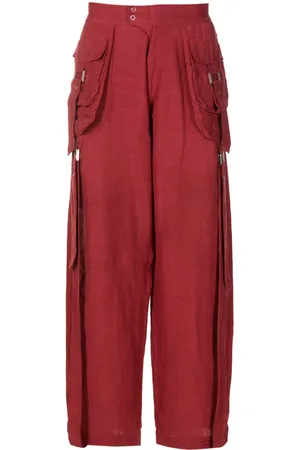 AMIR SLAMA Wide-leg cargo trousers