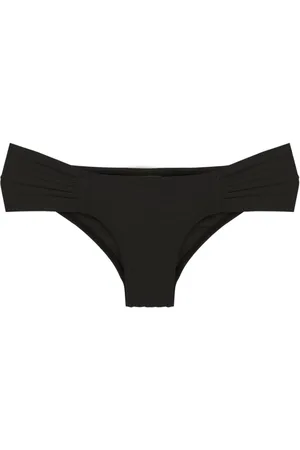 AMIR SLAMA Gathered low-waisted bikini bottoms