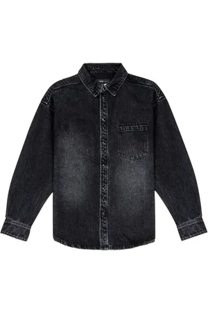 Purple Brand Long-sleeve denim shirt