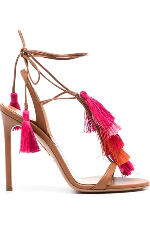 Aquazzura Capri Tassel 105mm sandals