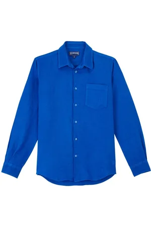 Vilebrequin Logo-embroidered linen shirt
