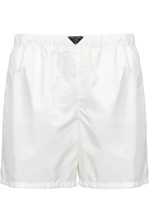 Prada Triangle-logo swim shorts