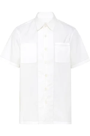 Prada Triangle-logo short-sleeve shirt