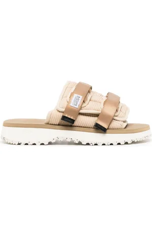 SUICOKE Moto-Shellab logo-patch sandals