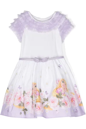 MONNALISA X Tangled cotton dress