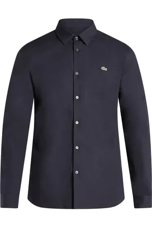 Lacoste Logo-appliqué cotton shirt