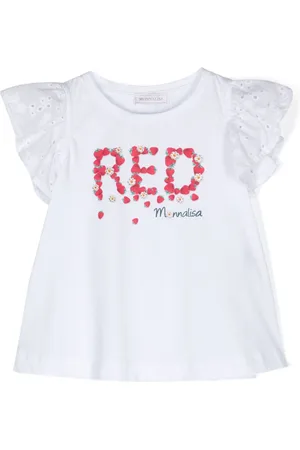 MONNALISA Fruit-print cotton T-shirt