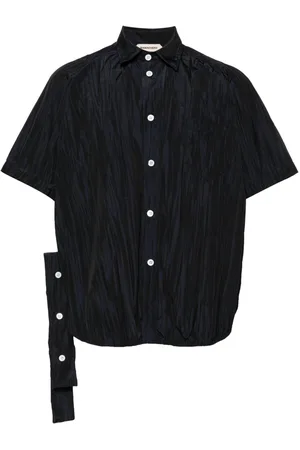 Namacheko Ven asymmetric plissé shirt