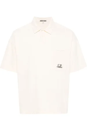 C.P. Company Embroidered-logo cotton polo shirt