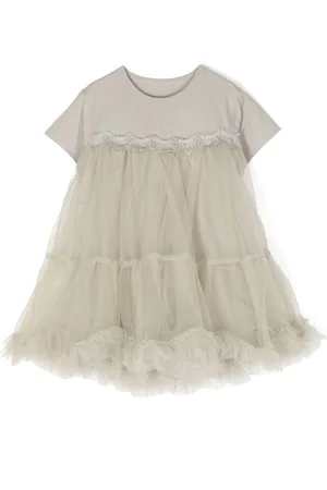 JNBY by JNBY Tulle-skirt cotton T-shirt dress
