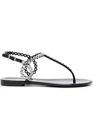 Aquazzura Almost Bare eyelet-embellished sandals