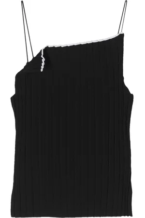 Jacquemus Le Haute plissé knitted top