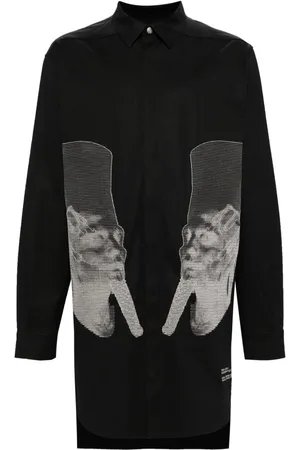 Rick Owens Jumbo cotton shirt jacket
