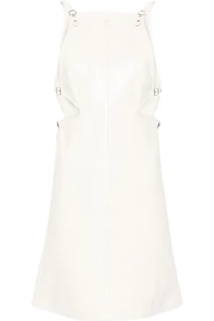 Courrèges Slash Buckle sleeveless minidress