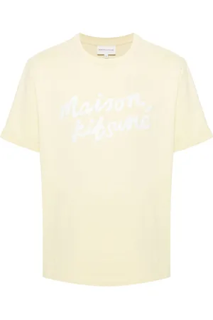 Maison Kitsuné Handwriting-print cotton T-shirt