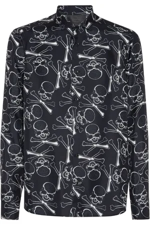 Philipp Plein Skull&Bones silk shirt