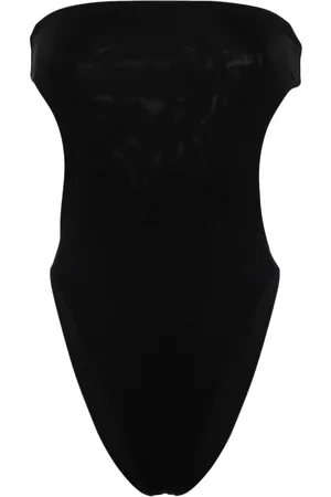 Saint Laurent Strapless cut-out swimsuit