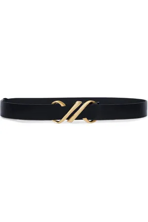 Proenza Schouler Monogram-plaque leather belt