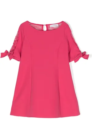 MONNALISA Floral lace-detail dress