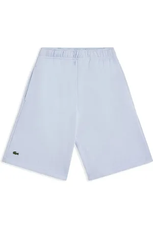 Lacoste Logo-appliqué cotton track shorts