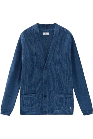 Woolrich Ribbed-knit V-neck cardigan