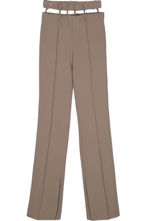Rokh Belt-detail straight trousers