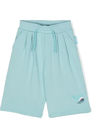 Emporio Armani X Smurfs cotton shorts