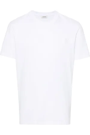 Sandro Logo-embroidered cotton T-shirt