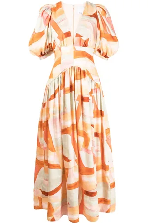 Acler Princeton abstract-pattern print dress